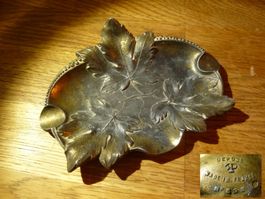 Seltener antiker Aschenbecher Depose France 1900 Jugendstil