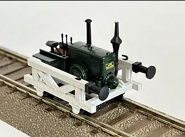 Trix 24570 grün Schienentraktor Lanz Bulldog grün