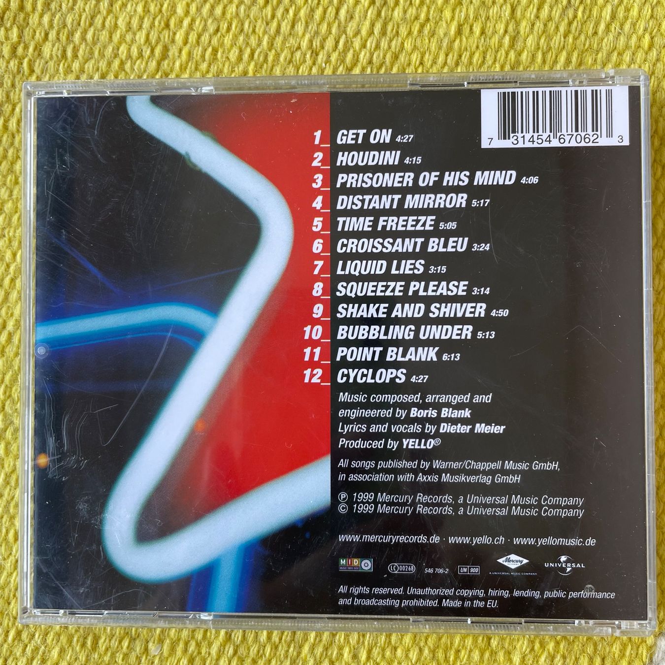 CD: YELLO-MOTION PICTURE – Usato da Rorschacherberg venduto da CD-Roli 1