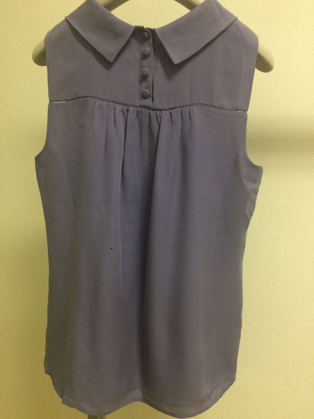 Top: Blouse J.CREW CH34 US2P soie violet gris – Nuovo (secondo la descrizione) da Satigny venduto da Helene2014 3