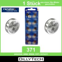Renata 371 SR920SW Knopfzellenbatterie - 1 Stk.