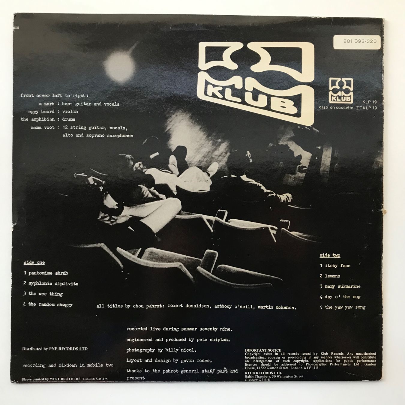 Dischi in vinile: Chou Pahrot - Live – Usato da Aesch BL venduto da BlueMusicRecords 1