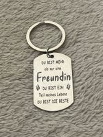Freundin Schlüsselanhänger – Du bist die Beste!