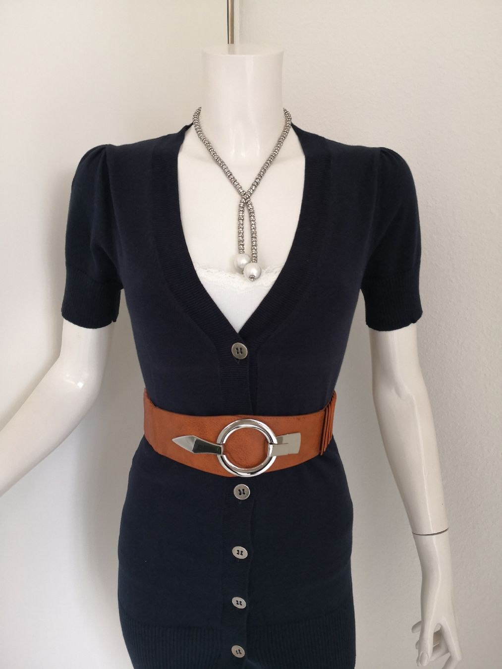 Mango Jacken: 🤩MANGO KURZARM STRICK-JACKE DUNKELBLAU – Gebraucht aus Olten von Naja-Twins-Twins 6