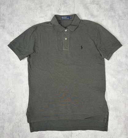 Polo Ralph Lauren piqué gris anthracite - S #45