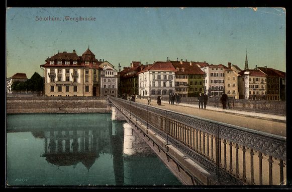 Cartes postales: AK Solothurn, Wengibrücke – D'occasion à Berlin par bartko-reher