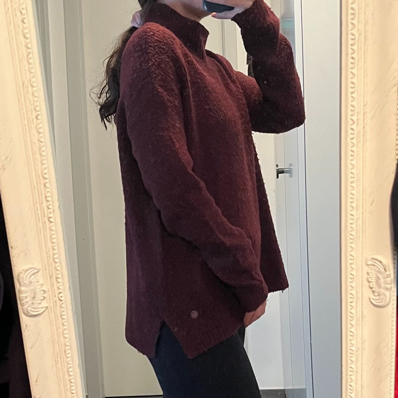 Only Maglioni & Felpe: Strickpullover in Bordeaux Grösse S – Usato da Horw venduto da mira_6p85 2