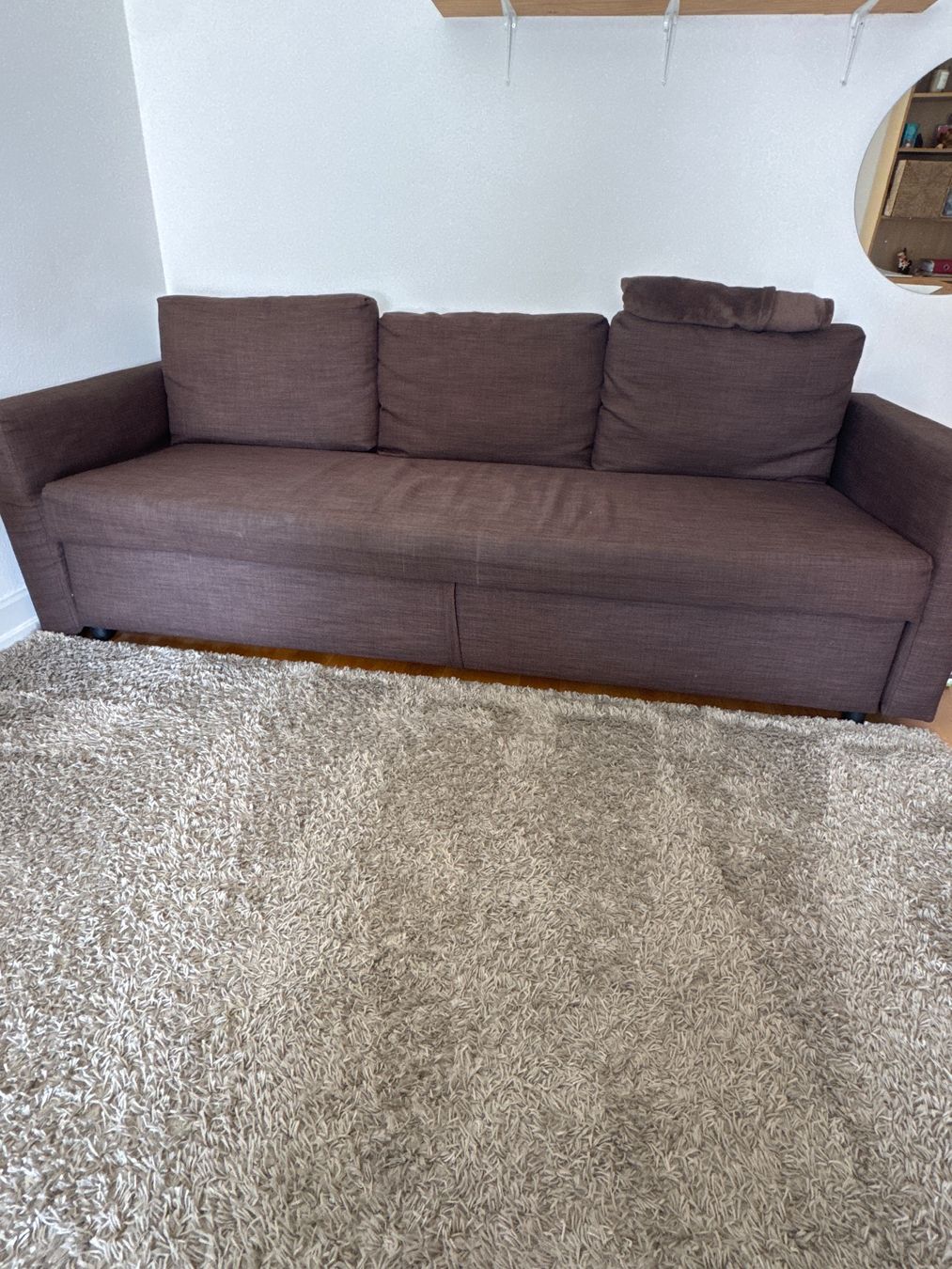 Divani: Sofa braun 3-Sitzer mit Bettfunktion und tepisch – Usato da Zürich venduto da 1Rarestack1