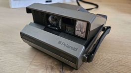 Vintage Polaroid Sofortbildkamera mit Filterset