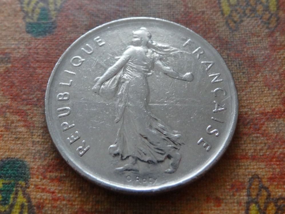 Tutti le monete: FRANCE  5 Francs  1974 – Usato da Romanel-sur-Lausanne venduto da Swift13 1