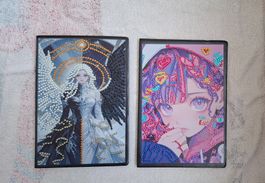 Carnets de notes diamond painting manga neufs/Notizbuch Diam