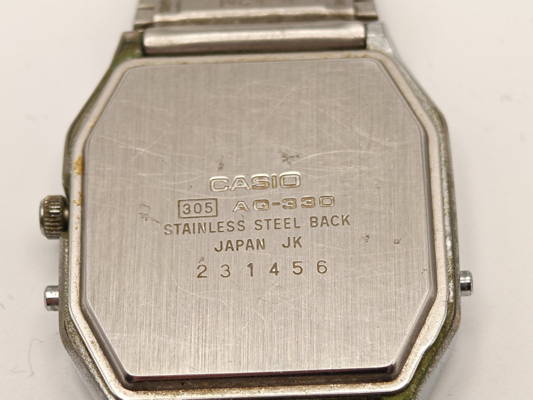 Casio Orologi: Casio AQ-330 Analog Digital Uhr – Difettoso da Thun venduto da Kankii 3