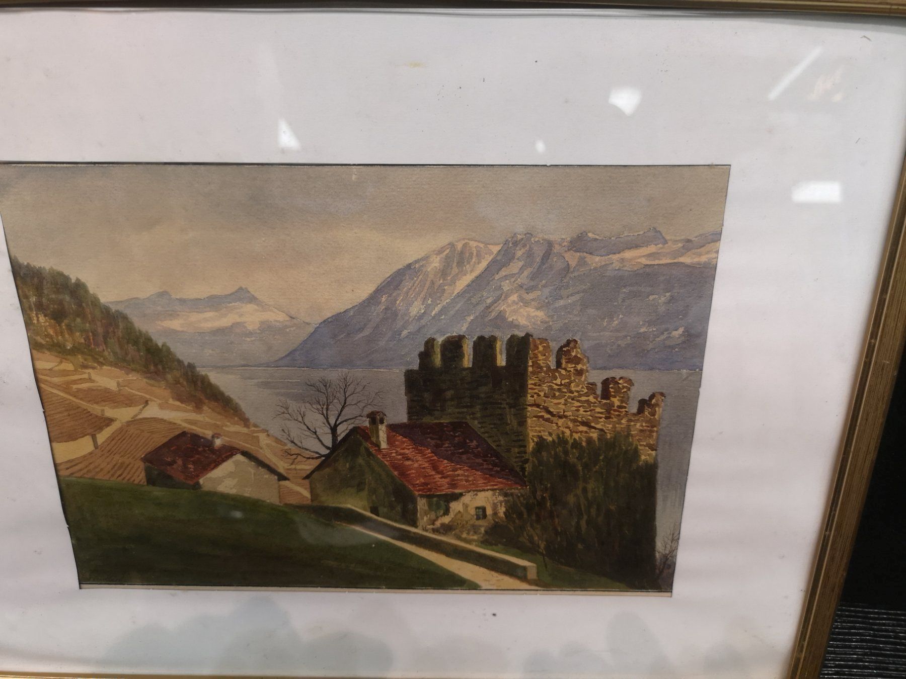 Gemälde: MAGNIFIQUE AQUARELLE SIGNÉE – Gebraucht aus Genève von Qanil77 1