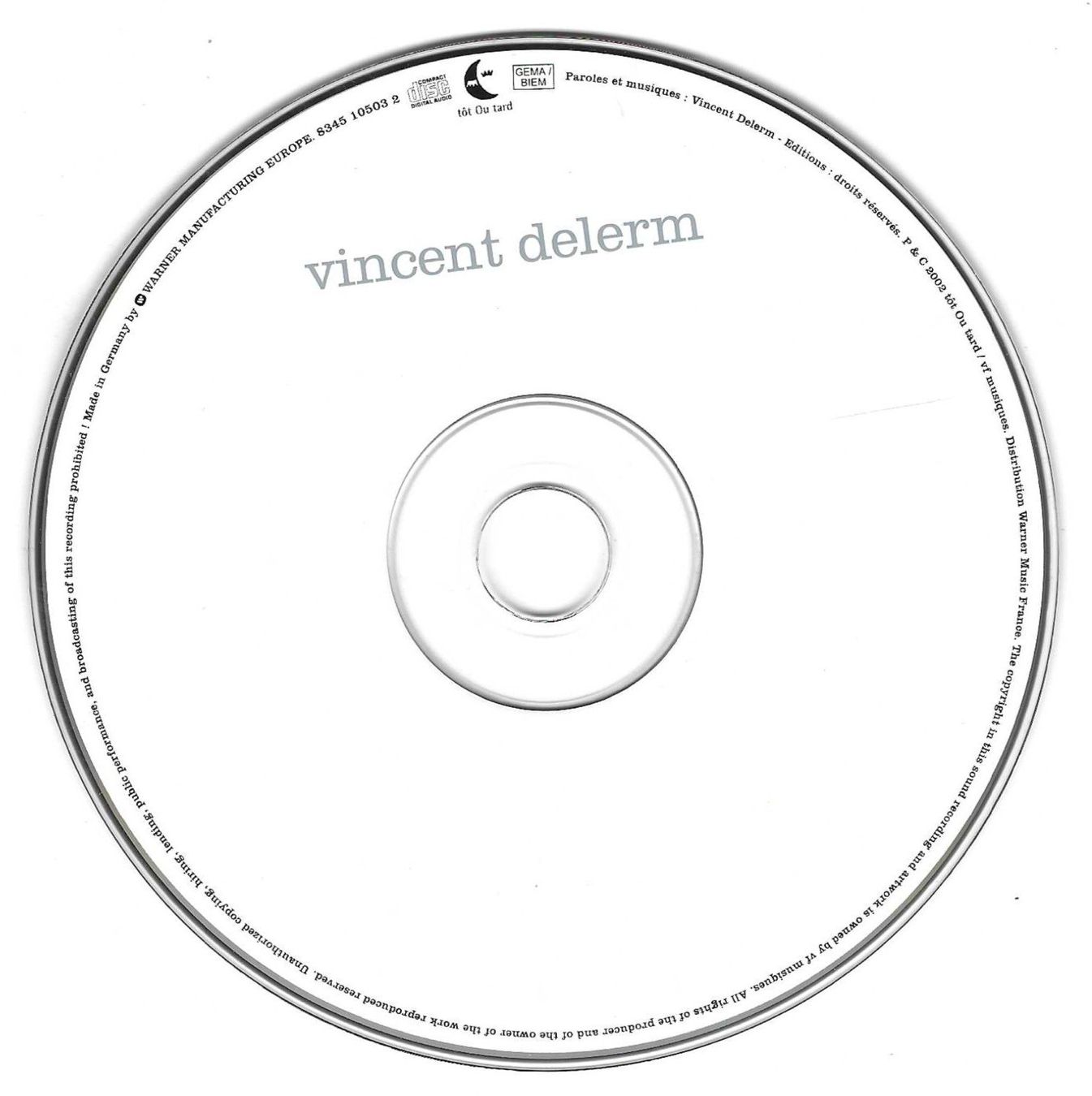 CDs: VINCENT DELERM – D'occasion à Bex par Giorgiob 2