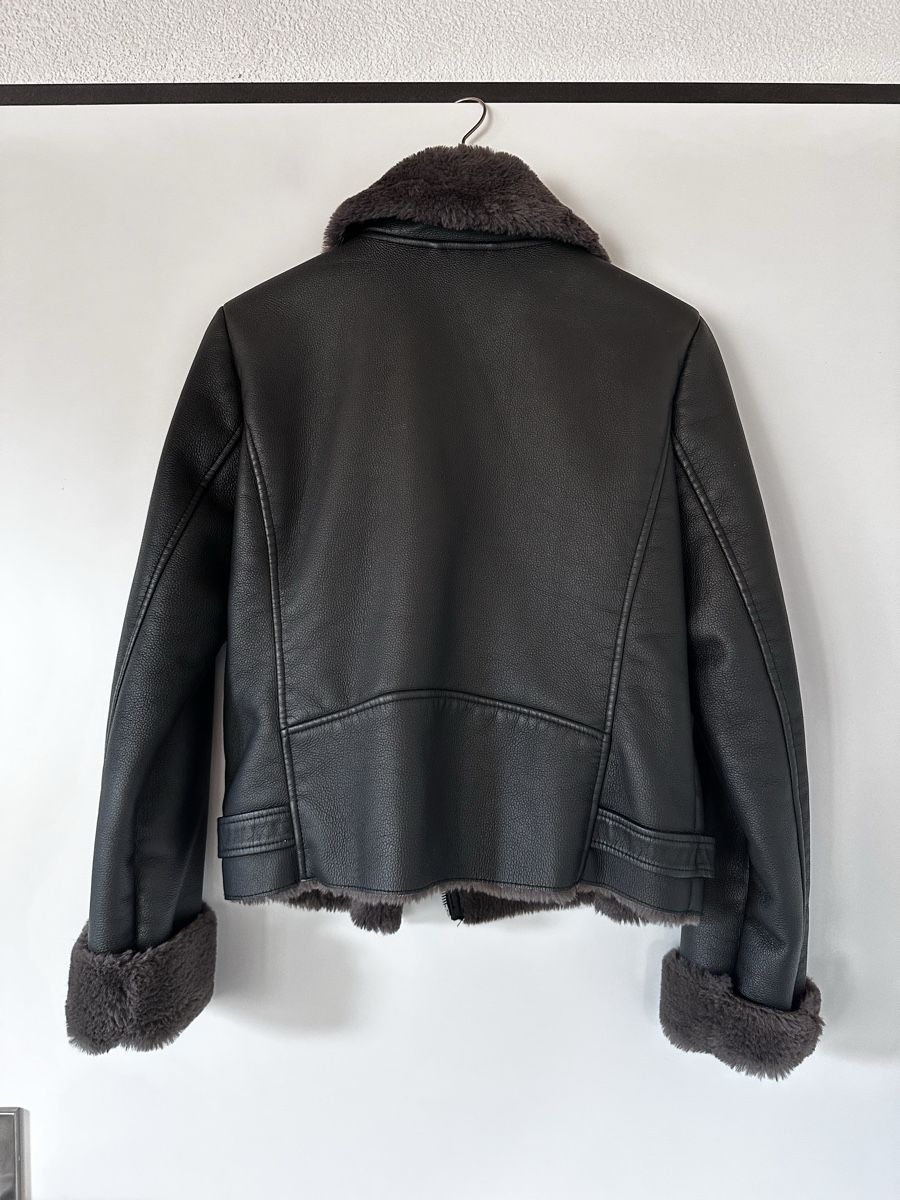 Mango Giacche: Winterjacke Kunstleder, Gr. 36 – Usato da Bern venduto da WiederWert 1
