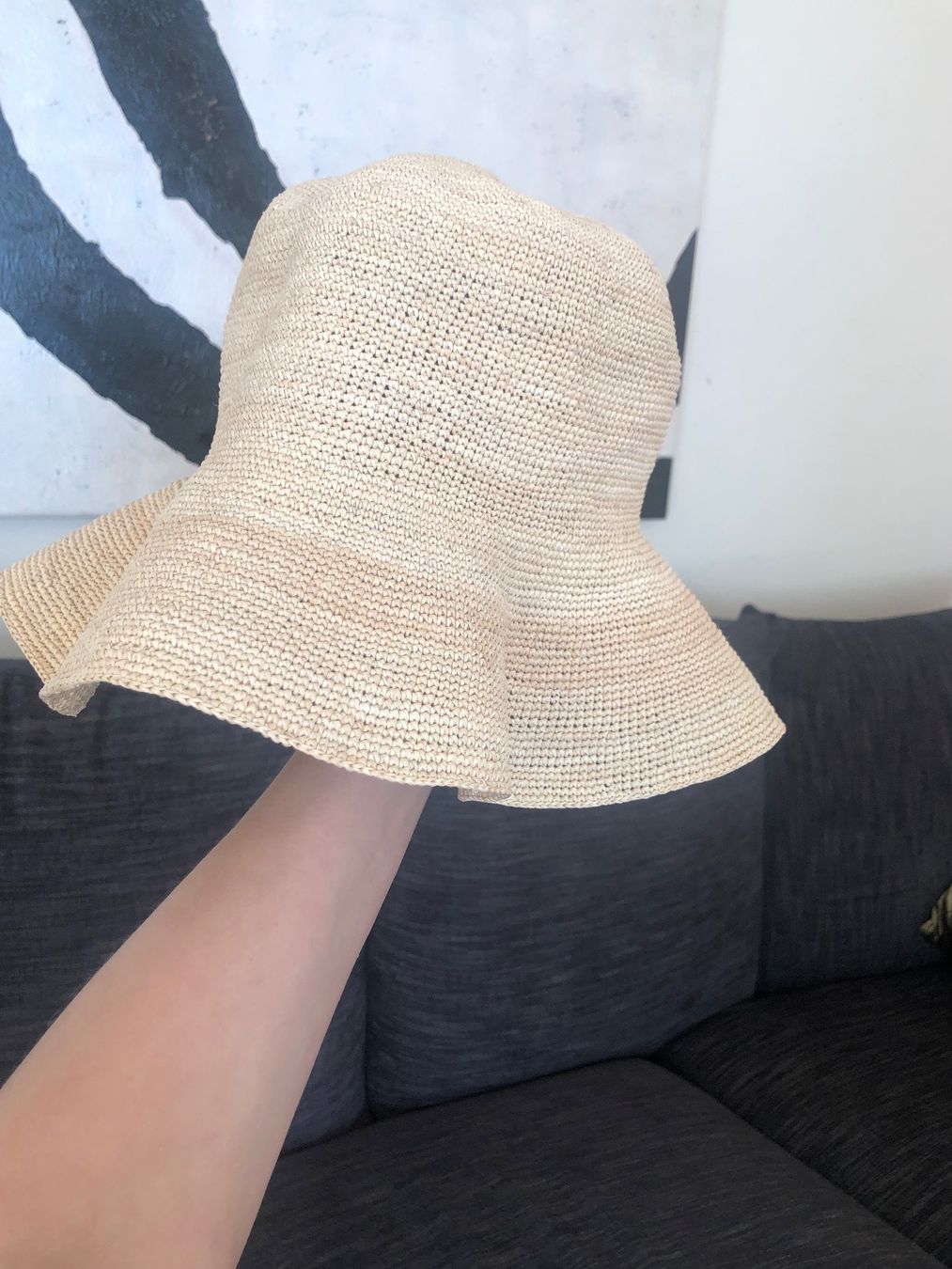 Copricapi, berretti & cappellini: Strohhut Raffia Gr S/M – Usato da Zug venduto da estarthyme 7