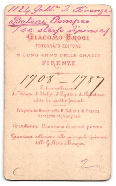 Photos & affiches: Fotografie Giacomo Brogi, Firenze, Lunga – D'occasion à Berlin par bartko-reher 1