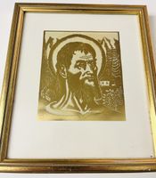 Religiöses Bild Bruder Klaus (Niklaus von Flüe) Metallrelief