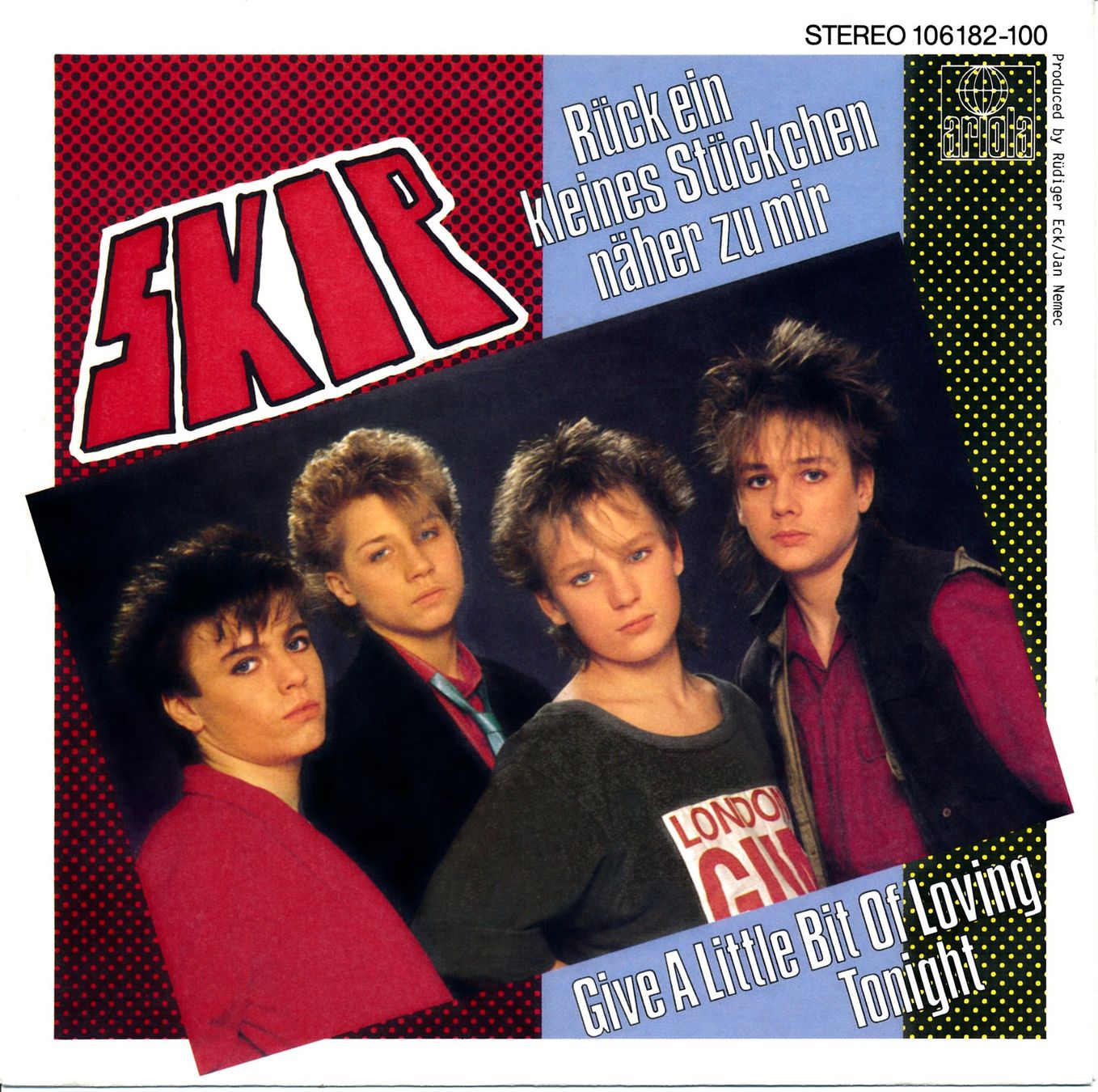 Dischi in vinile: SKIP - RÜCK EIN KLEINES STÜCKCHEN... (7'' Vinyl Single NM) – Usato da Hedingen venduto da Studers