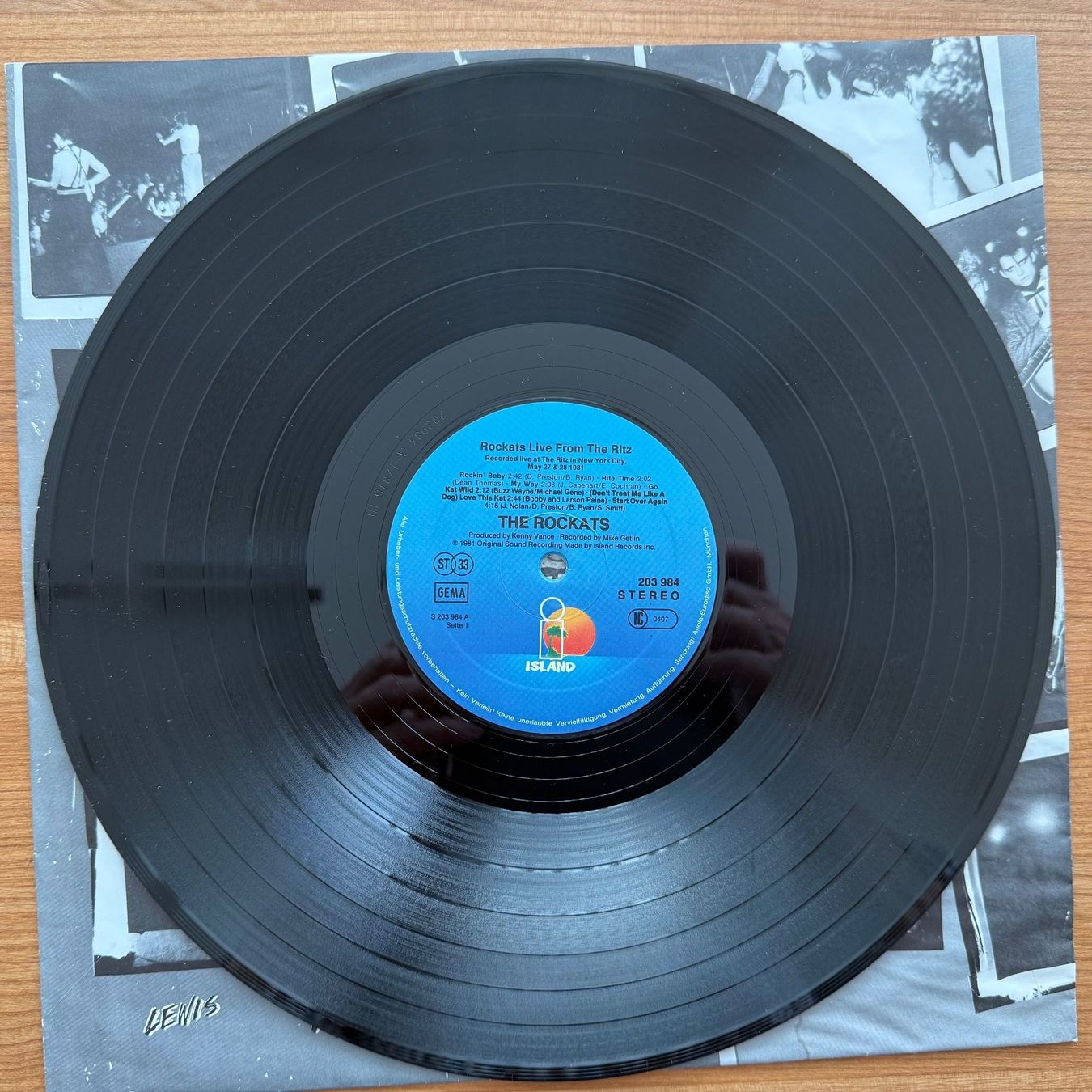 Dischi in vinile: ROCKATS - LIVE AT THE RITZ – Usato da Zürich venduto da fehlton 2