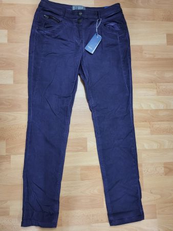 Cecil Damenhose, Neu,W29/L32(38/40),Dunkelviolett