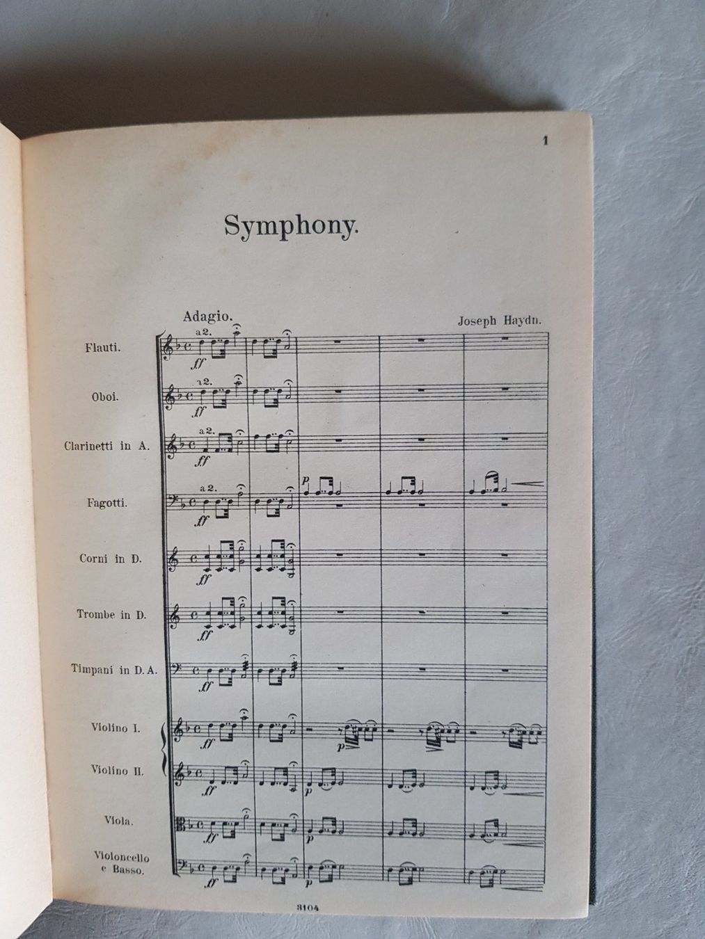 Libri: Musik Buch Joseph Haydn - Symph. D. Quartette – Usato da Walterswil BE venduto da Lonitti 4