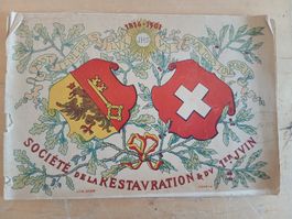 Genève Restauration 1907, récit historique rare! 