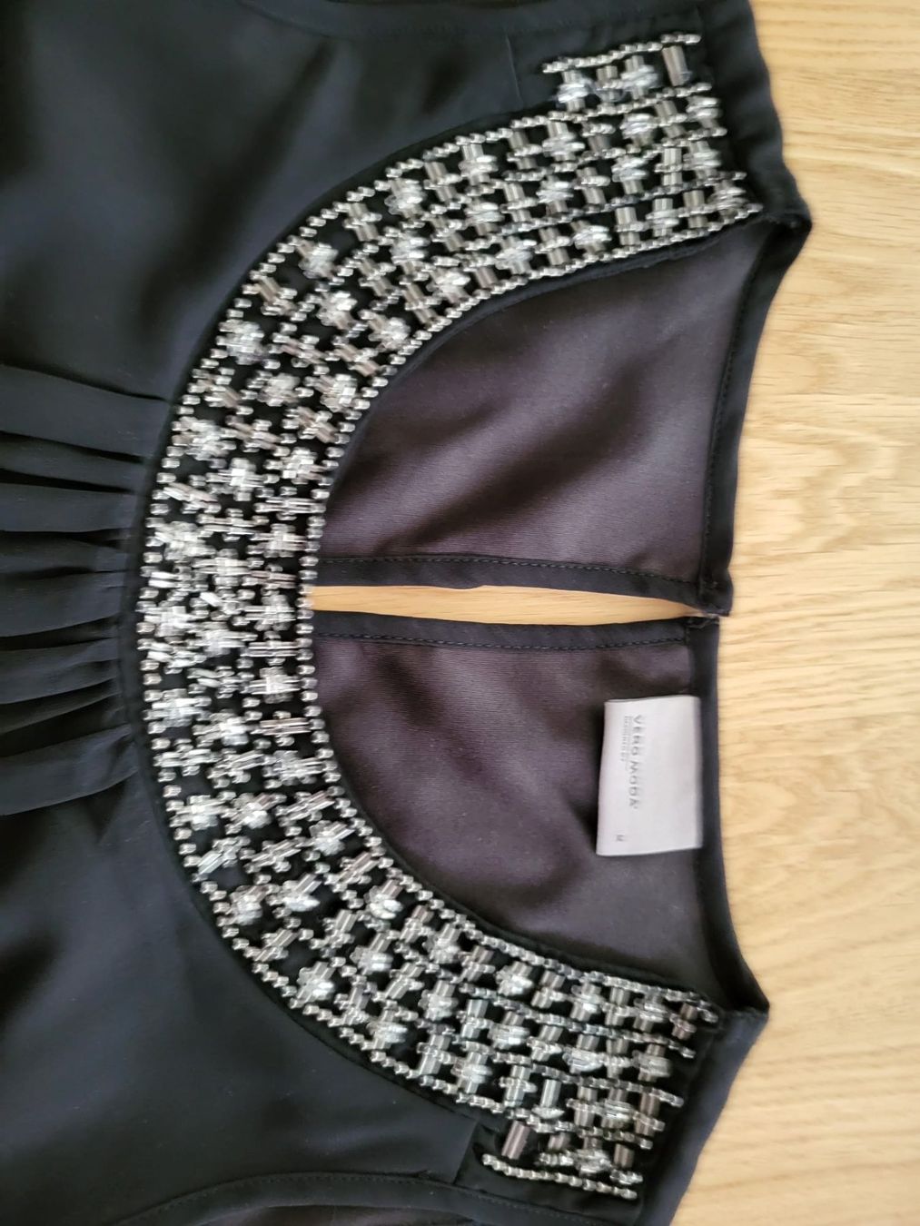 Vero Moda Blusen: Bluse Vero Moda schwarz mit Glanz schwarz Grösse M – Gebraucht aus Arnegg von Michirech 1