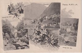 AK Frasco, Cascate dell'Efra, Albergo dell'Eira - 1925 RARA