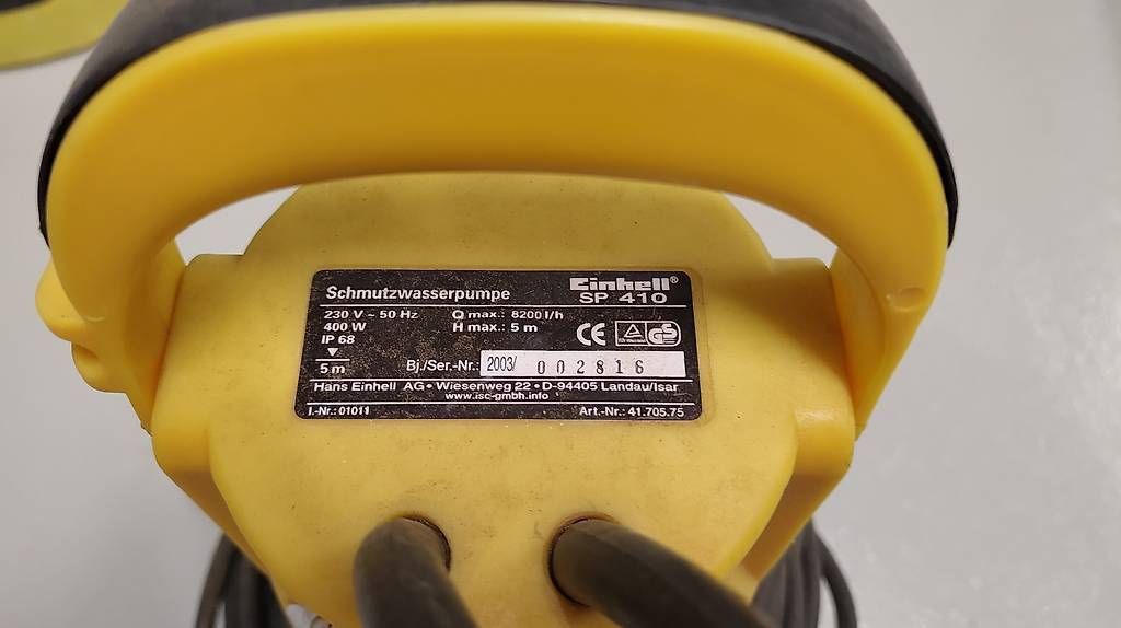 Pumpen & Teile: Gratis Schmutzwasserpumpe – Gebraucht aus Schöftland von Urs_Hunziker 1