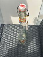 Traum Flasche Dream Bottle mit Motorrad Pin-Up Motiv