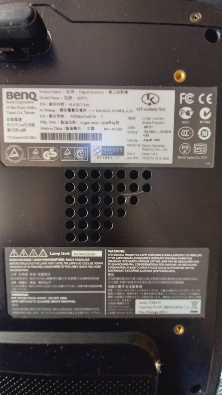 BenQ Proiettori: Benq Projektor MP771 DLP – Nuovo (secondo la descrizione) da Brünisried venduto da san_74_bu 4