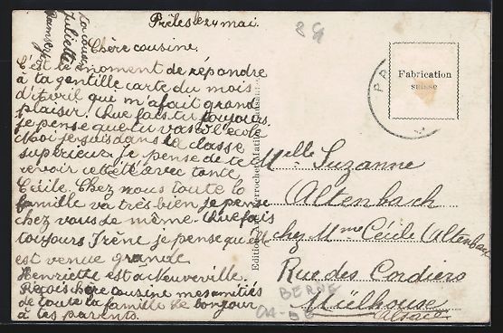 Cartoline postali: AK Preles, Vue generale – Usato da Berlin venduto da bartko-reher 1