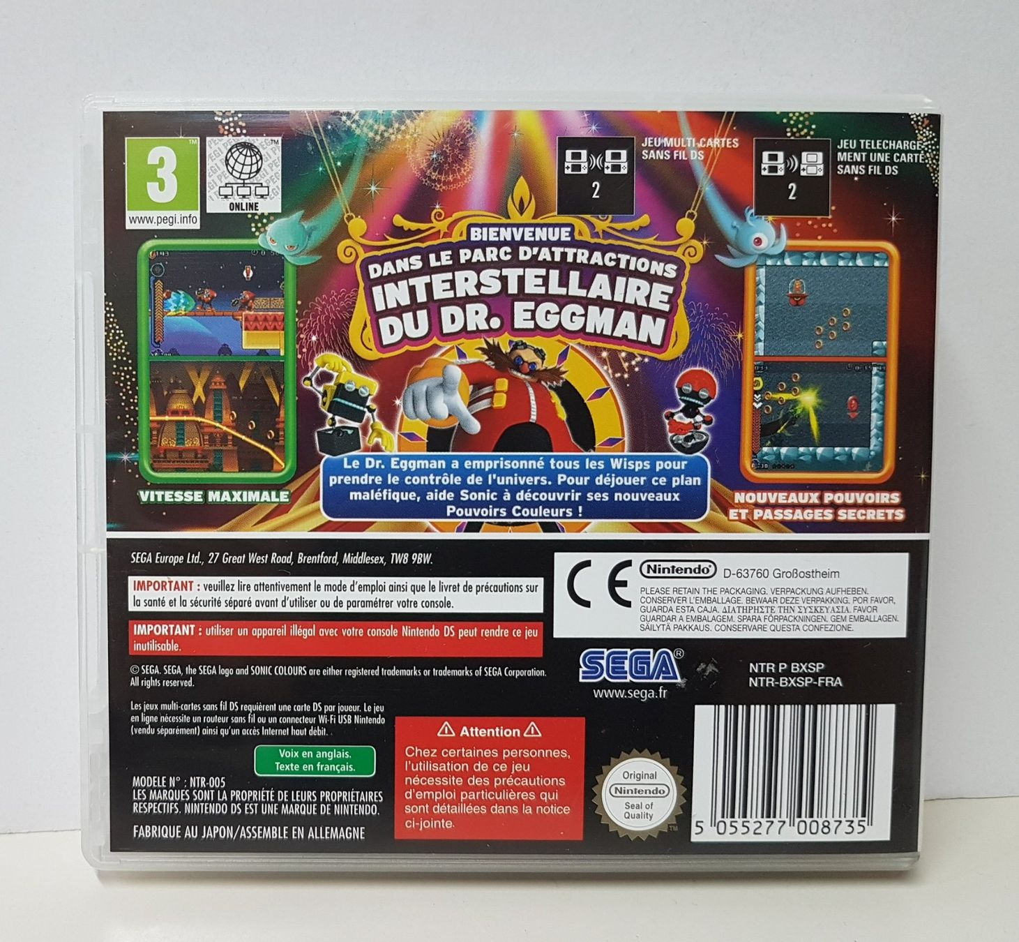 Nintendo Giochi: Sonic Colours  DS – Usato da Schüpfheim venduto da Games_Spielkonsolen 3
