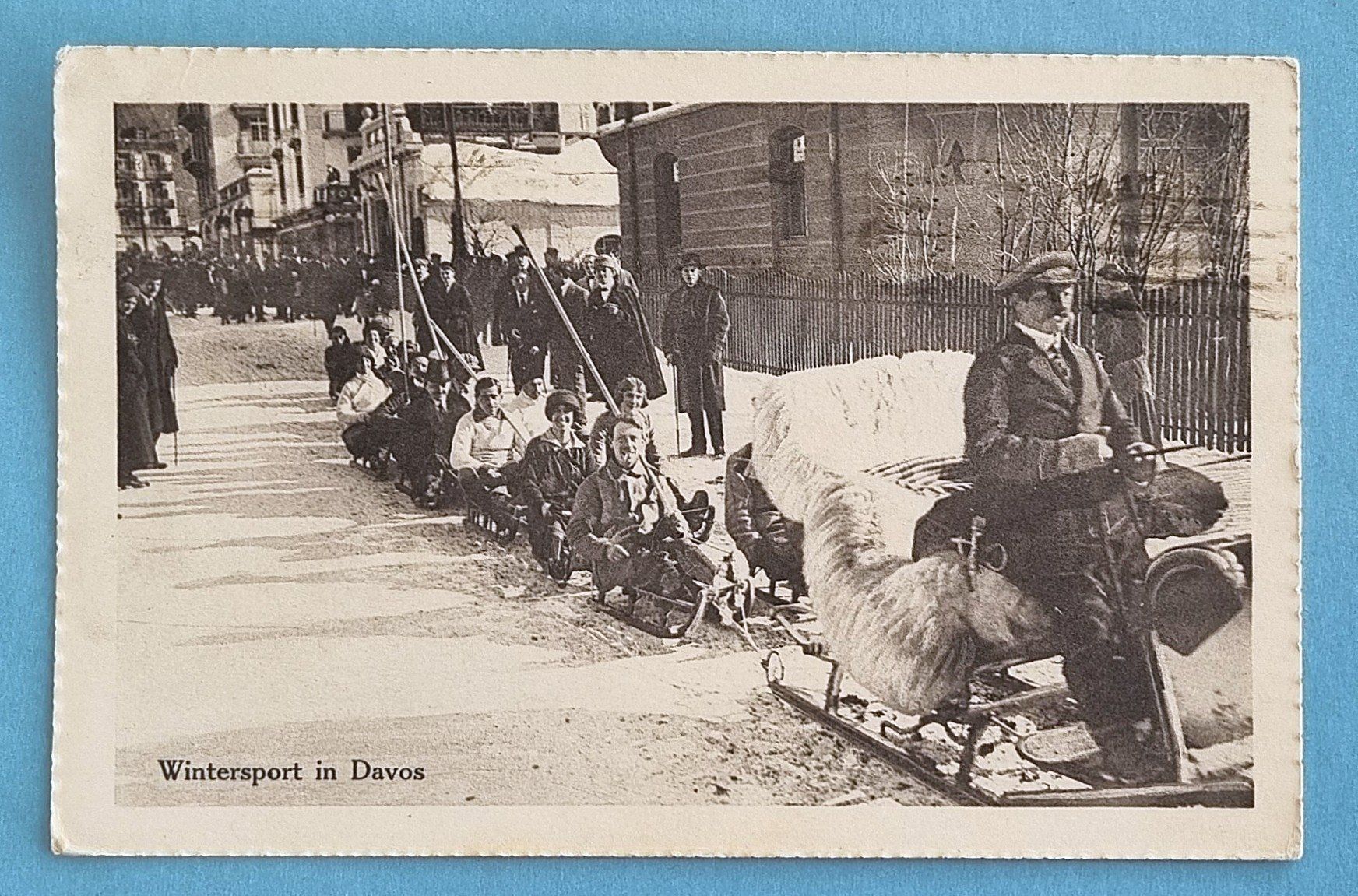 Ansichtskarten: Davos - Wintersport - 1925 – Gebraucht aus Rothrist von RROENK