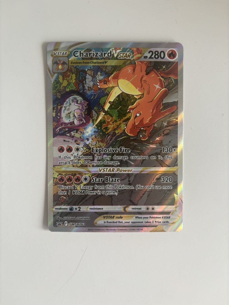 Pokémon Carte collezionabili: Charizard VSTAR SWSH262 Promo ENG – Nuovo (secondo la descrizione) da Köniz venduto da transylvanic