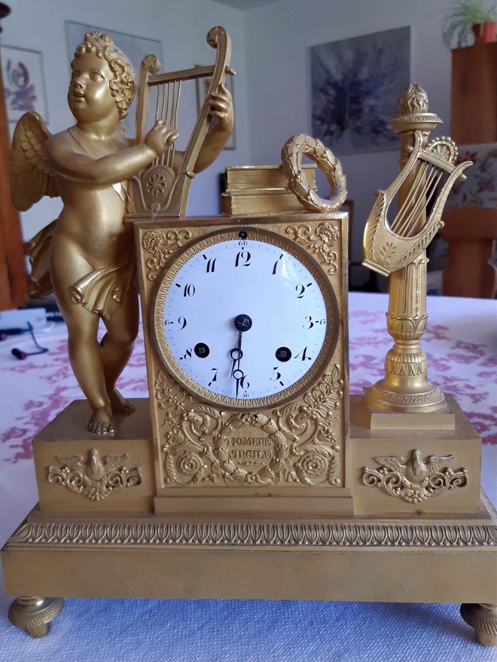 Orologi da terra & Orologi da parete: Antike Tischuhr – Difettoso da Basel venduto da graillard