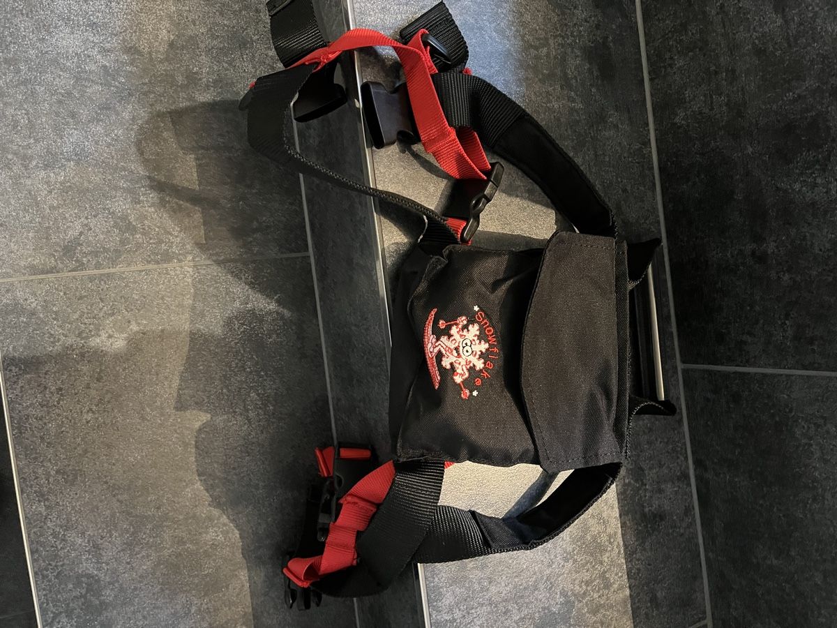 Completi: Snowflake Ski Trainer Kinderskigurt mit Rucksack schwarz – Usato da Oberwangen TG venduto da alonsofan01 2