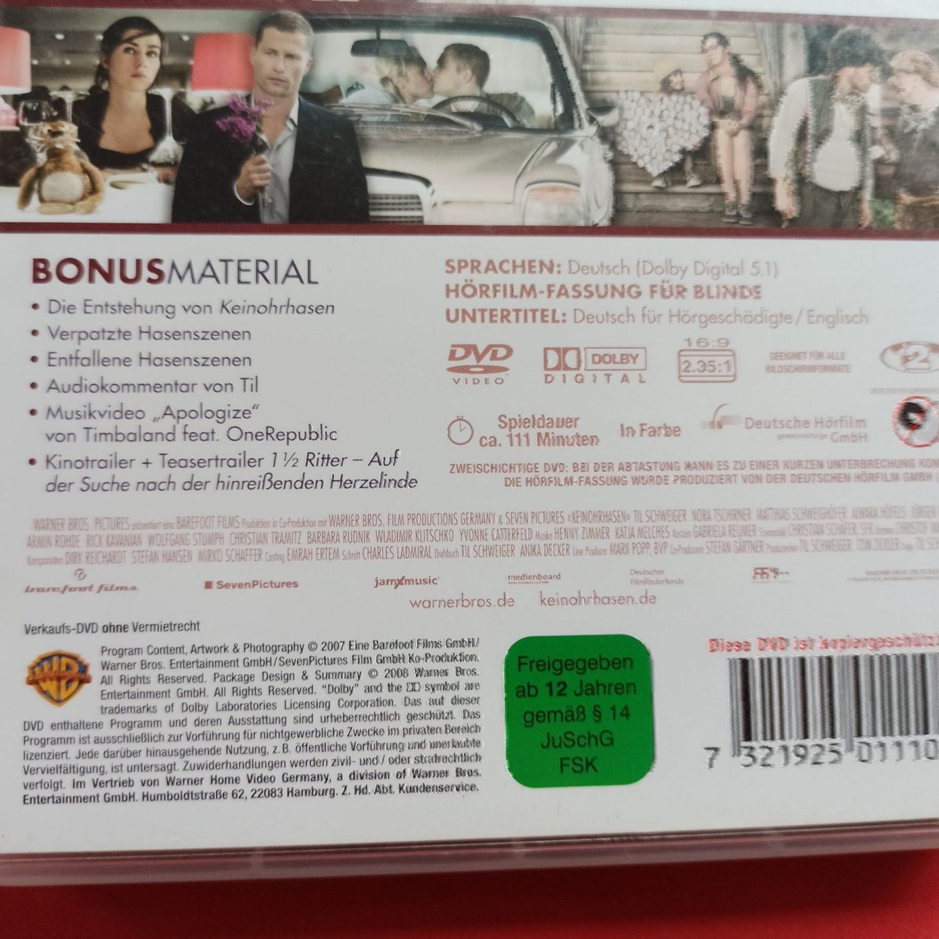 Tutti i DVDs: Keinohrhasen – Usato da Dübendorf venduto da kb86_MOVIE 2