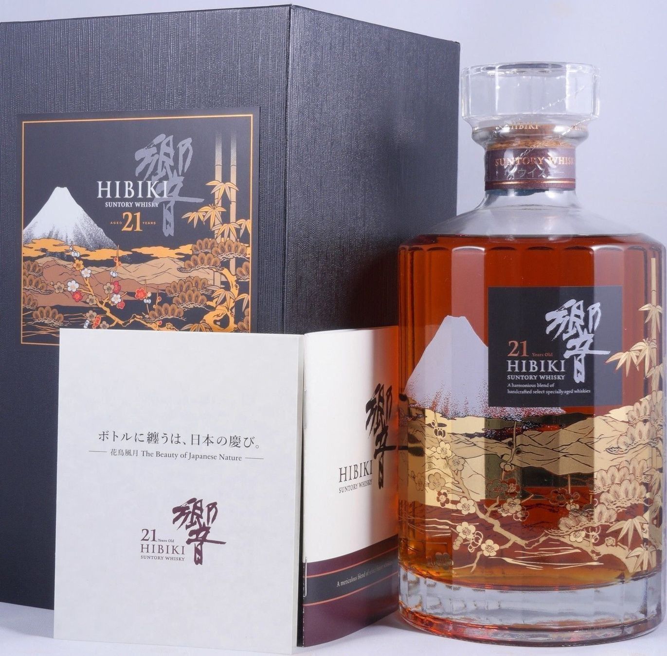 Hibiki Bevande alcoliche: Hibiki 21 y Mount Fuji – Nuovo e nell'imballaggio originale da Le Locle venduto da drinkshop