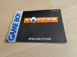 Anleitung zu Soccer Gameboy