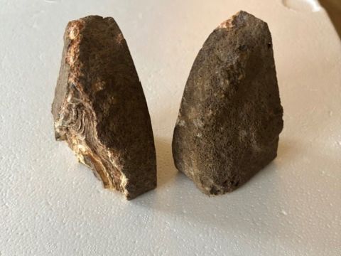 Edelsteine: Achatsteine (Buchstützen) – Gebraucht aus Herisau von wol_ndx2 1