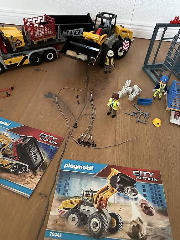 Playmobil Giocattoli: Playmobil Baustelle 70441, 70445, 70444 – Usato da Buchs SG venduto da pessego2008 2