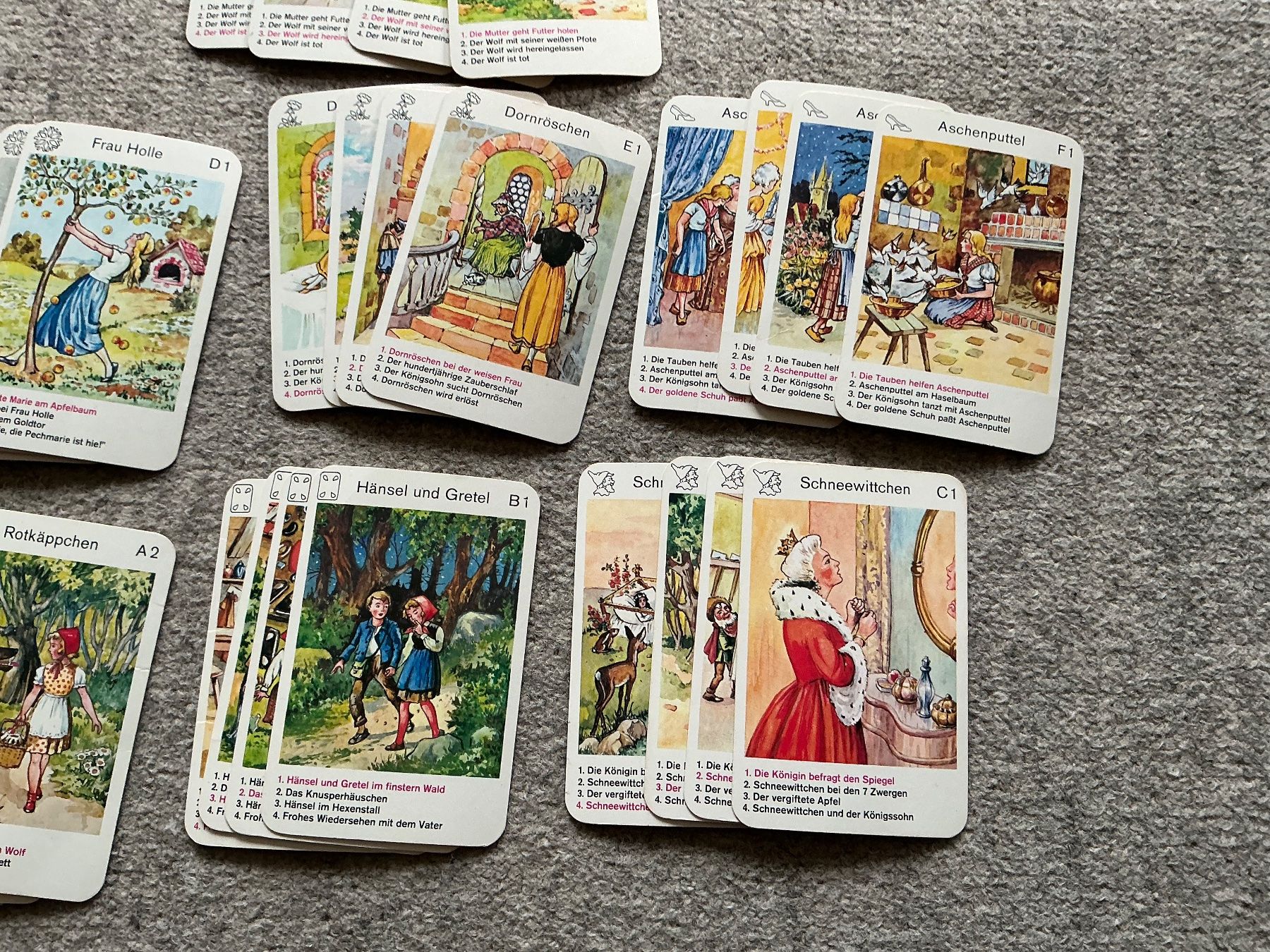 Giochi: antikes Märchen Quartett u. Schwarzer Peter, – Usato da Jona venduto da Jancy60 3