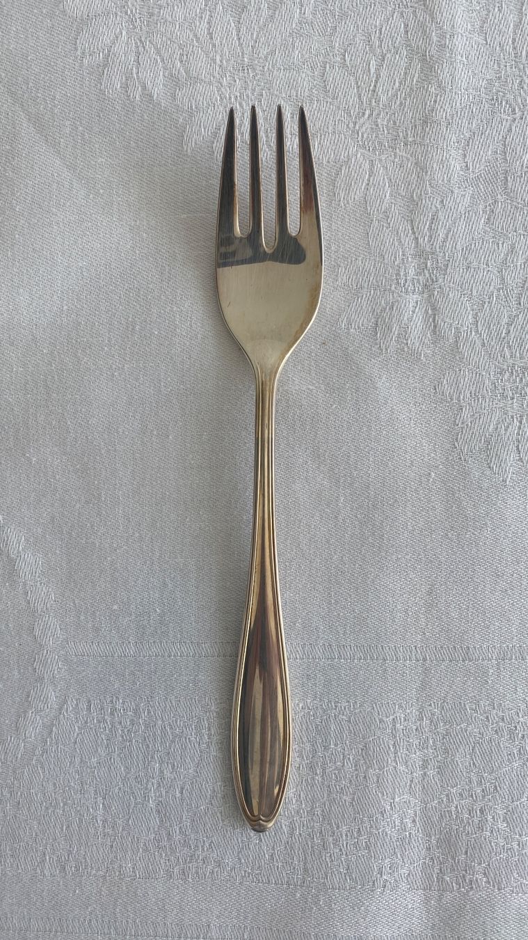 WMF Forchette: 4 versilberte Dessertgabeln, Marke WMF – Usato da Binningen venduto da 1adler 2