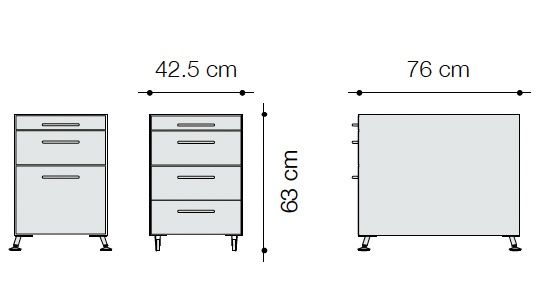 Atelier Alinea Korpus: Alinea, Unikorpus 425, Aluminium – Gebraucht aus Zürich von Pokimoki_1 1