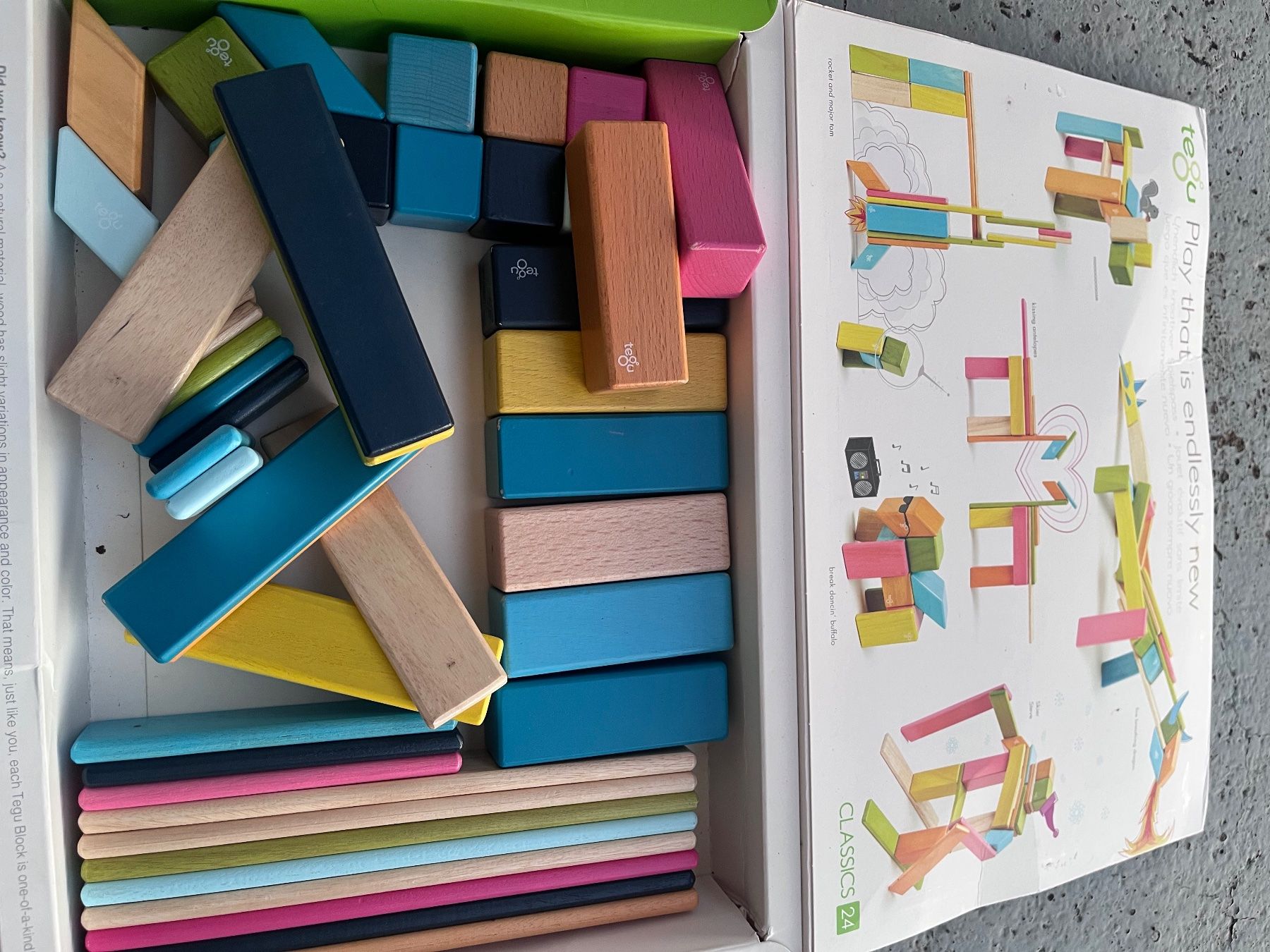 Giocattoli: Tegu Holzbausteine Classics Set 48 Teilig – Usato da Zürich venduto da Alcinina 2