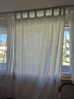 Ikea Vorhang weiss mit Schlaufen