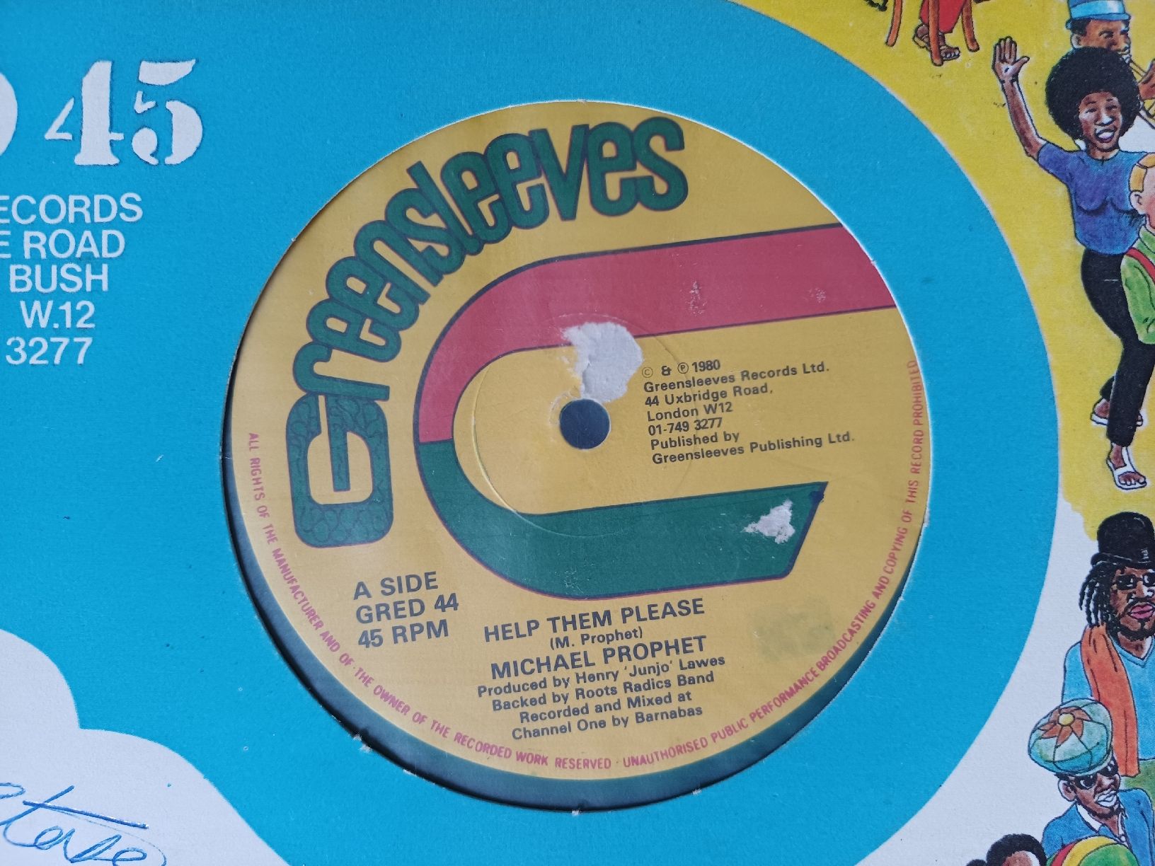 Dischi in vinile: Michael Prophet "Help them please"/Wailing Souls Maxi45t – Usato da Begnins venduto da Drastic-Sound