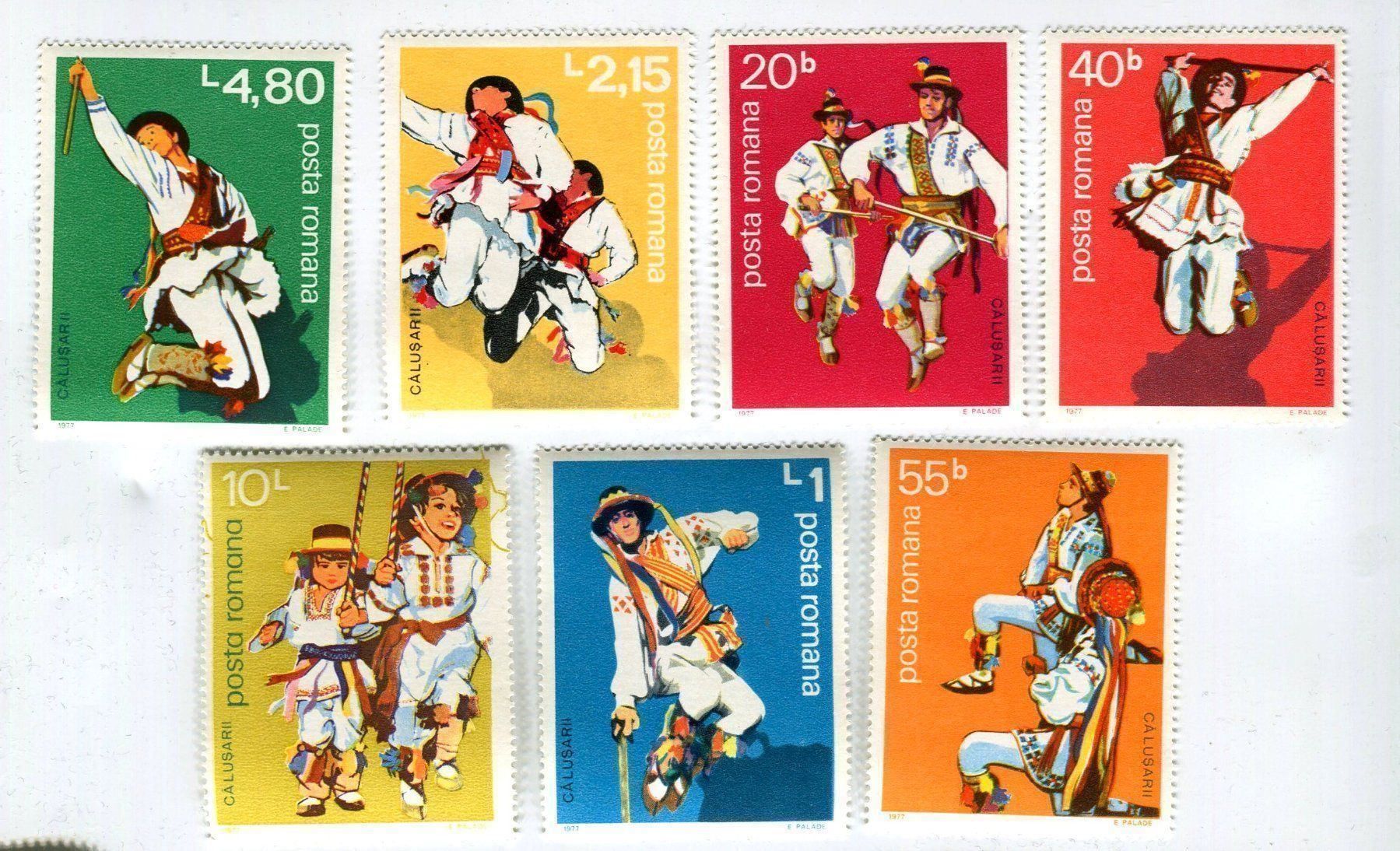 Tutti i francobolli: Briefmarken "Tracht". Rumänien. – Nuovo e nell'imballaggio originale da Basel venduto da Butsch5